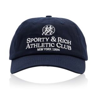 Sporty & Rich Athletic Club Cotton Baseball Cap